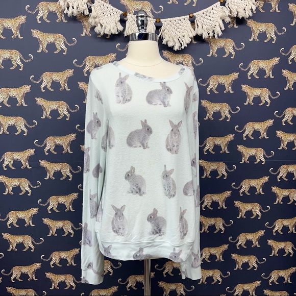 RARE: Wildfox Snow Bunny Long Sleeve - Picture 2 of 5
